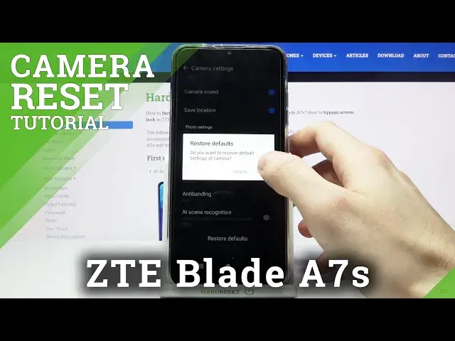 'Video thumbnail for How to Reset Camera in ZTE Blade A7s – Restore Camera Defaults'