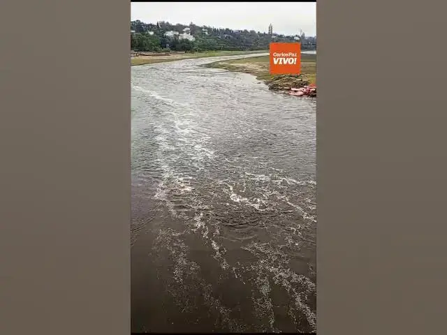 'Video thumbnail for Más de un metro y medio de creciente en el río San Antonio'