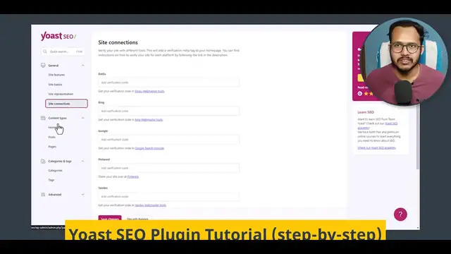 'Video thumbnail for Yoast SEO Tutorial 2023 _ Complete SEO Setup in WordPress'