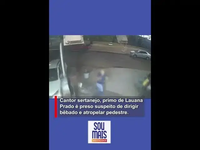 'Video thumbnail for Cantor sertanejo, primo de Lauana Prado é preso por dirigir bêbado e atropelar pedestre'