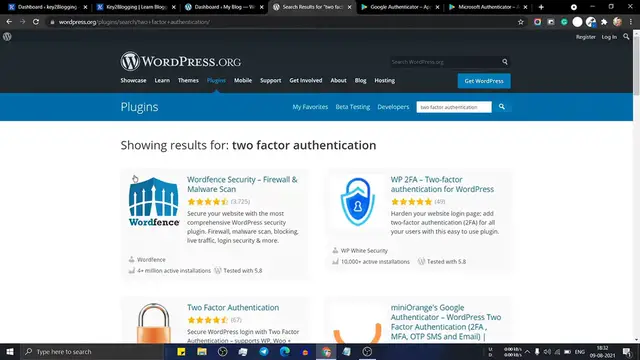 'Video thumbnail for How to Add Two factor Authentication (2FA) In WordPress for Free _ (WordPress Security)'