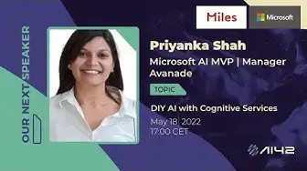 'Video thumbnail for DIY AI with Cognitive Services'
