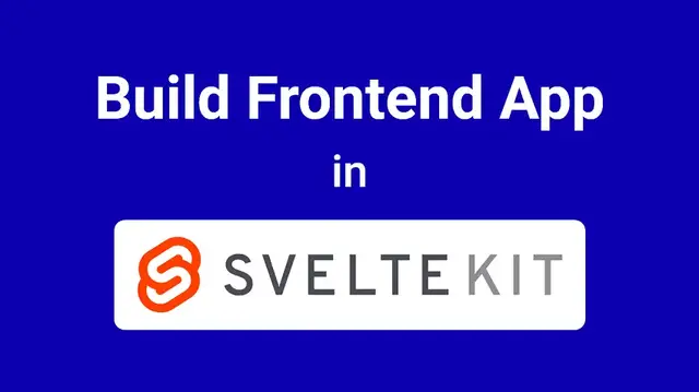 'Video thumbnail for Build a Full-Stack App in SvelteKit using a RESTful API'