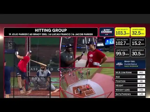 'Video thumbnail for Lucas Franco Takes Batting Practice at 2025 MLB Draft Combine!'