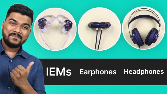 'Video thumbnail for IEMs vs Earphones vs Headphones: Which is Better Choice?'