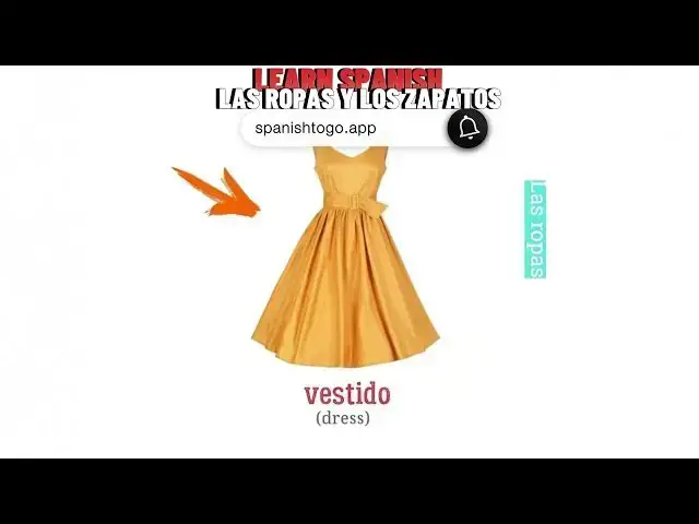 'Video thumbnail for HOW TO SAY CLOTHES IN SPANISH'