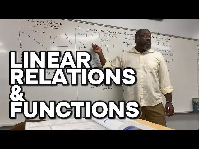 'Video thumbnail for Understanding linear functions, How To identify and write them in the standard form'