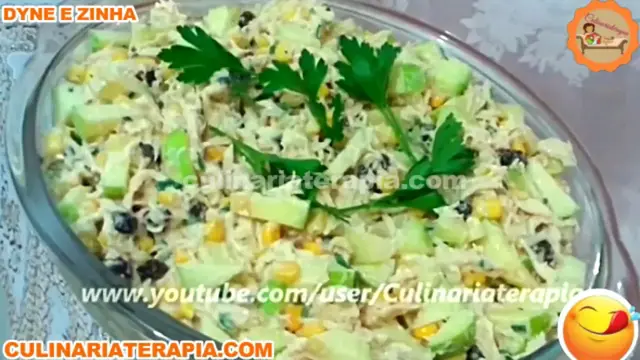 'Video thumbnail for Receita de Saboroso Salpicão de Frango Fácil e Rápido Ensinado por Especialista da Culinária'