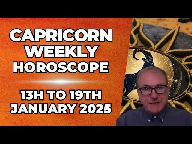 'Video thumbnail for Capricorn Weekly Horoscope 13th - 19th January 2025 + Astrology insights'
