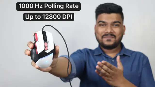 'Video thumbnail for Wired Gaming Mouse With 1000 Hz Polling Rate & Up to 12800 DPI | EvoFox Blaze Review'