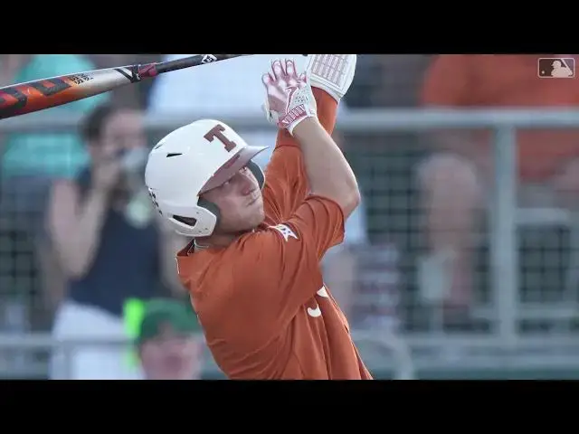 'Video thumbnail for 2025 MLB Draft Preview: Jalin Flores, SS, Texas'