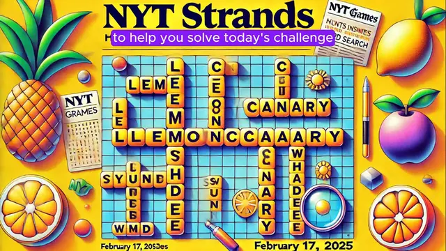 'Video thumbnail for NYT Strands Today Hints and Answers for February 17, 2025'