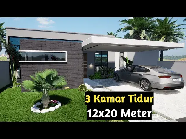 'Video thumbnail for Desain Rumah Minimalis Modern Mewah 1 Lantai'