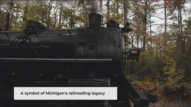 'Video thumbnail for The 1225 Pere Marquette: Michigan's Iconic Steam Engine'