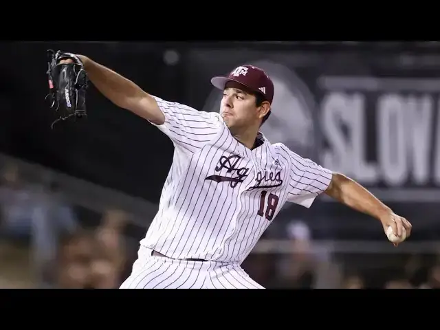 'Video thumbnail for Ryan Prager 2025 College Baseball Highlights! | Texas A&M Aggies'