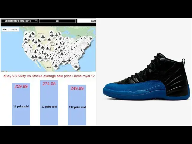 'Video thumbnail for Air Jordan 12 Black Game Royal|How Many Pairs Possibly Made & Should You Buy To Flip'