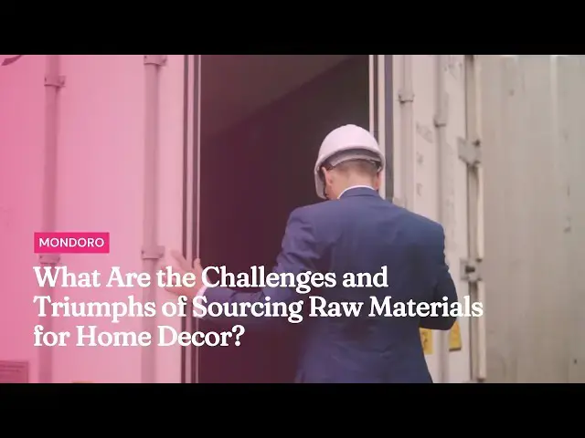 'Video thumbnail for What Are the Challenges and Triumphs of Sourcing Raw Materials for Home Decor?'