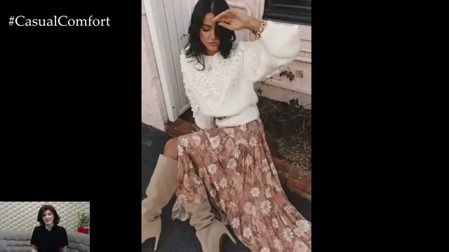 'Video thumbnail for Effortless Elegance; Mastering Maxi Skirt & Sweater Pairing (720p 30fps)'
