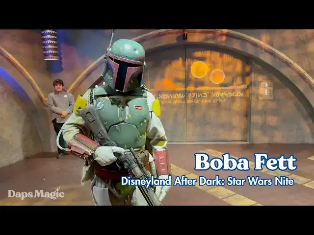 'Video thumbnail for Boba Fett | Disneyland After Dark: Star Wars Nite 2025 4K'