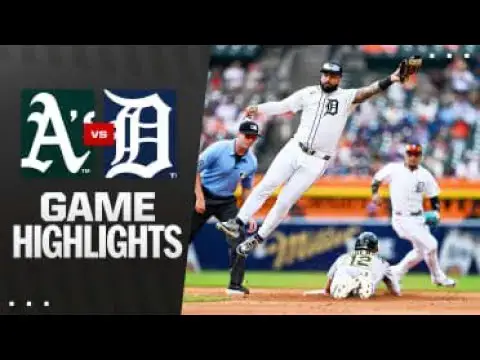 'Video thumbnail for Athletics at Detroit Tigers Full-Game Highlights! | 06/26/2025'