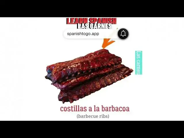 'Video thumbnail for HOW TO SAY MEATS IN SPANISH'