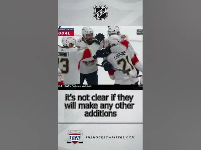 'Video thumbnail for NHL Rumors for August 30: Senators Sign Cousins, Fast Out For Season & Jarvis' Contract'