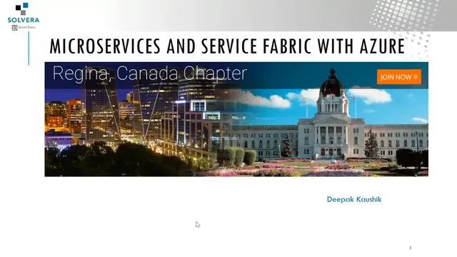 'Video thumbnail for Learn Azure Microservices, Service Fabrics and Cognitive Services'