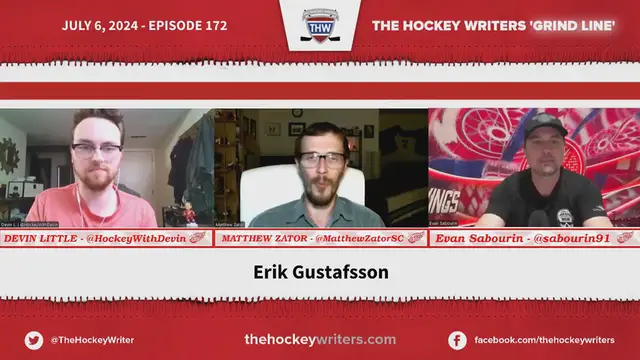 'Video thumbnail for Red Wings Free Agent Signings - Erik Gustafsson'