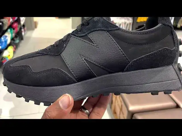 'Video thumbnail for Quick Look At The New Balance 327 Triple Black & Buy It Now'