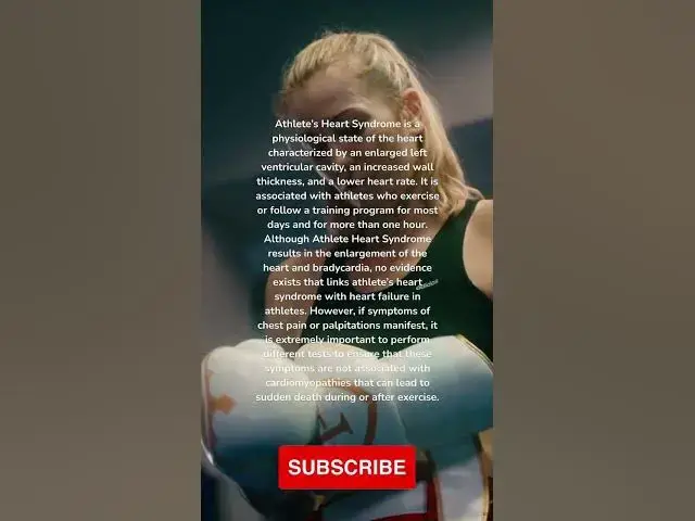 'Video thumbnail for Can An Athletes' Heart Fail Them? #shorts #athlete'sheartsyndrome #athlete  #heart'