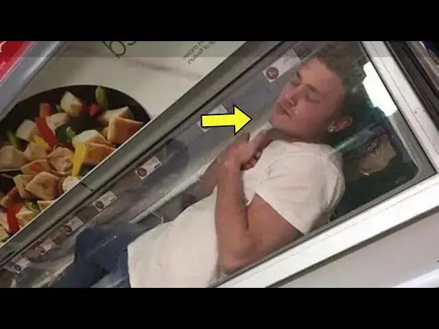 'Video thumbnail for Cashier Finds Man Sleeping In Freezer, Turns Pale When He Finds Out Why'