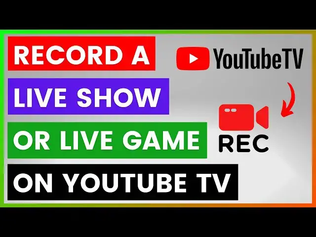 'Video thumbnail for How To Record A Live Show Or Live Game On YouTube TV? [in 2025]'