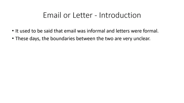'Video thumbnail for Write Professional Emails in English - Email or Letter?'