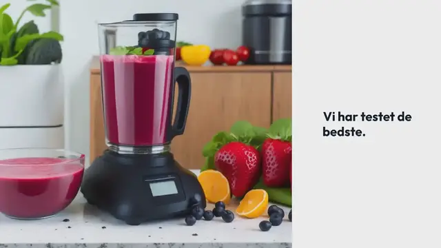 'Video thumbnail for Blender test – De Bedste blendere i 2024'