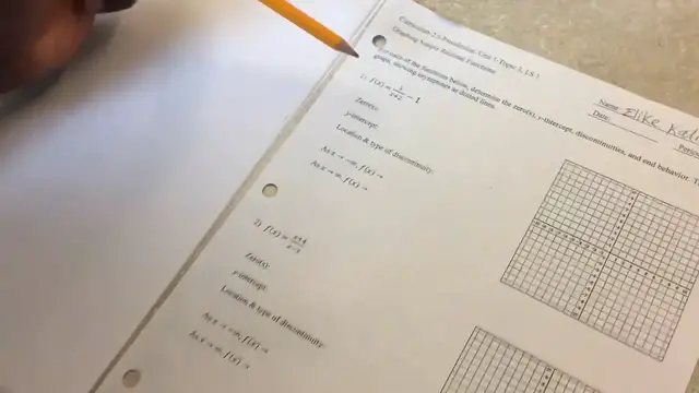 'Video thumbnail for How To Graph Simple Rational Functions'