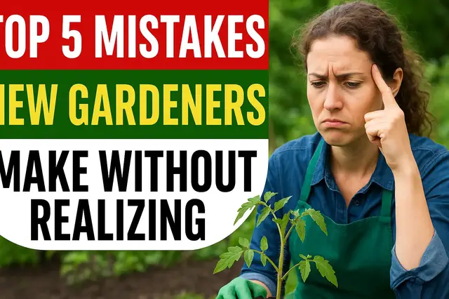'Video thumbnail for Top 5 Mistakes New Gardeners Make Without Realizing'