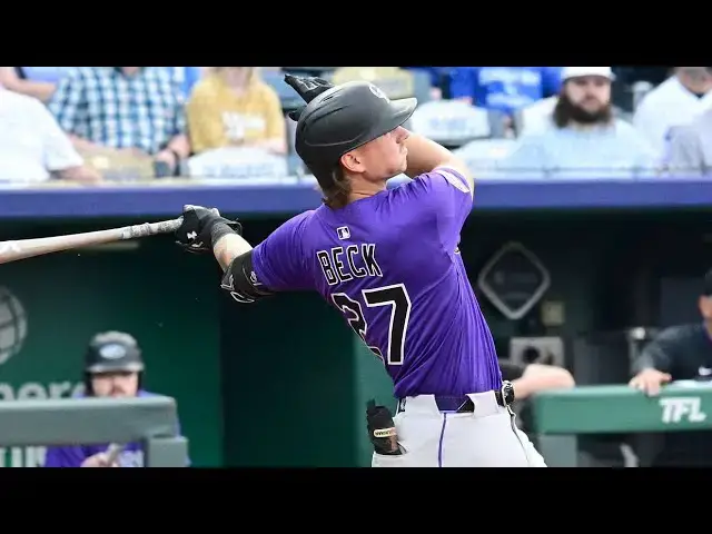 'Video thumbnail for Jordan Beck's First 5 Home Runs of 2025! | Colorado Rockies'