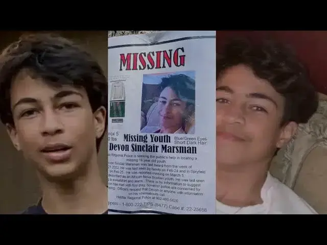 'Video thumbnail for The Second Anniversary of the Disappearance of the Halifax Boy Devon Sinclair Marsman #halifax'
