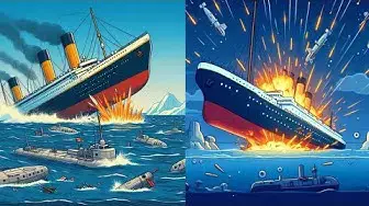 'Video thumbnail for Titanic sabotage by submarine 🚢💥 Flipaclip fictional'