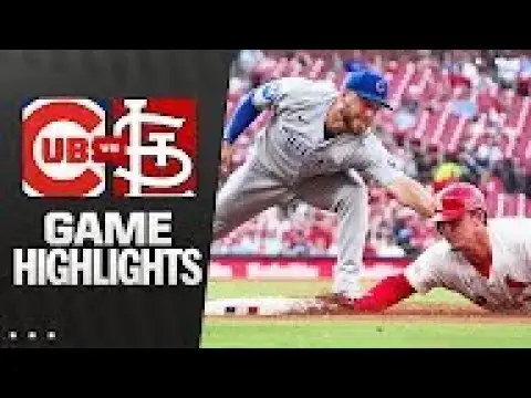 'Video thumbnail for Chicago Cubs at St. Louis Cardinals Full-Game Highlights! | 06/24/2025'