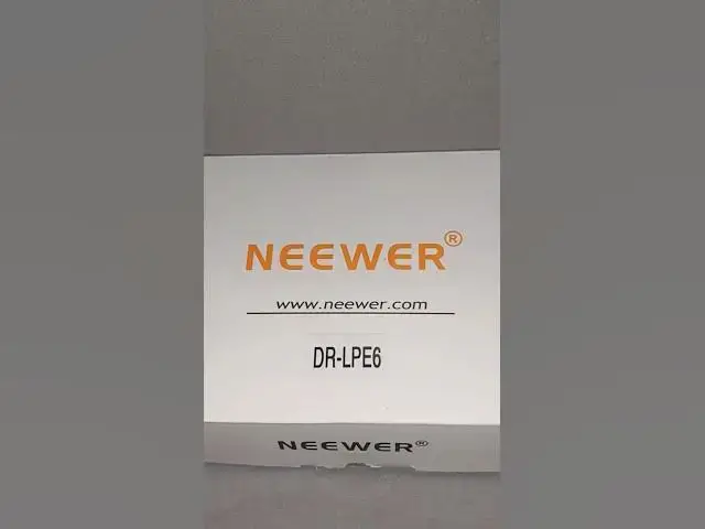 'Video thumbnail for #dummy #battery #neewer #dr-lpe6 #canon #eosr5 #eos'