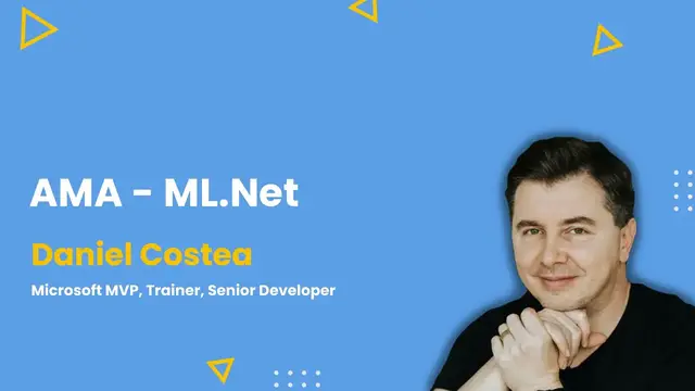 'Video thumbnail for ML .Net - AMA ft. Daniel Costea'