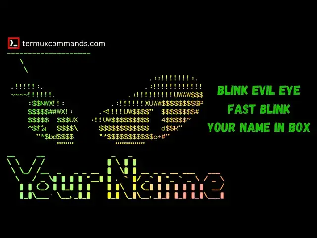 'Video thumbnail for Create Termux Evil Eye Banner || Termux Banner 2024'
