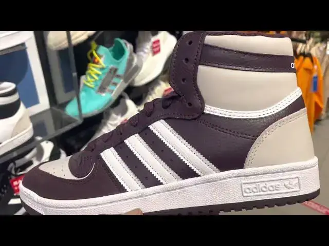 'Video thumbnail for Don’t Sleep On This Burgundy, Grey & White Adidas Top Ten Hi'