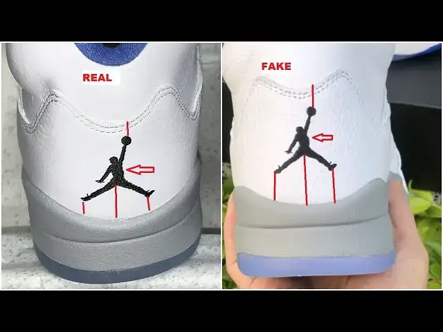'Video thumbnail for Real Vs Fake Air Jordan 5 Stealth, How To quickly spot the fakes'