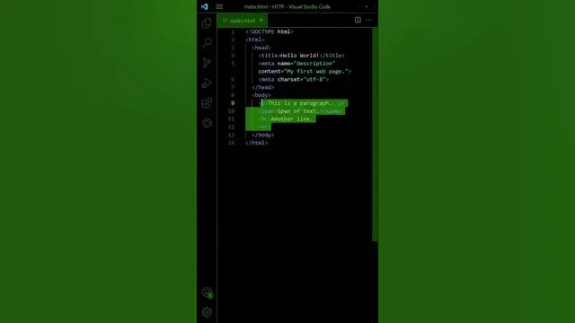'Video thumbnail for 1 MIN HTML/CSS PART 5 - Text Tags'
