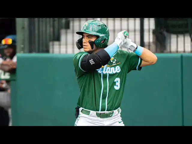 'Video thumbnail for Kaikea Harrison 2025 College Baseball Highlights! | Tulane Green Wave'