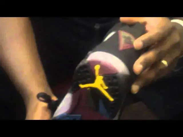 'Video thumbnail for air jordan 7 bordeaux new pick up-housakicks.com'