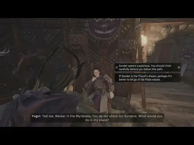 'Video thumbnail for Tainted Grail: The Fall of Avalon - Doubt Is A Lovely Place: Talk with Elder Yngui | Return To Rune'