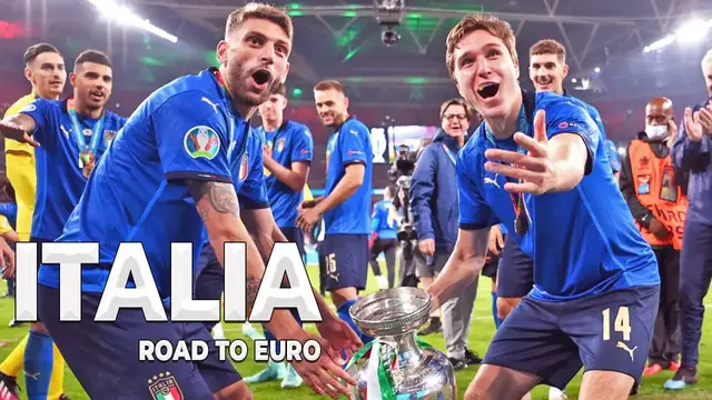 'Video thumbnail for ITALIA ○ ROAD TO EURO CHAMPIONS ○ ALL GOALS ○'